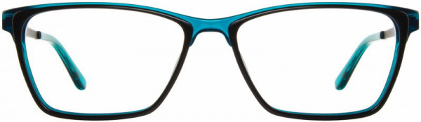 Scott Harris SH-522 Eyeglasses, 3 - Teal / Black