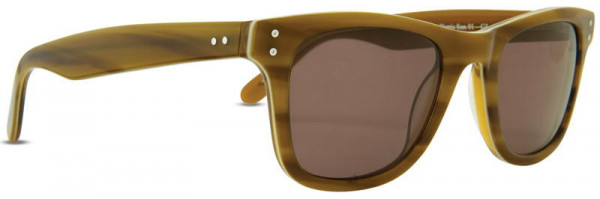 Scott Harris SH-SUN-01 Sunglasses, 3 - Amber Stripe / Ivory