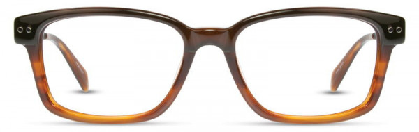 Scott Harris SH-UG-11 Eyeglasses, 3 - Chocolate Demi / Black