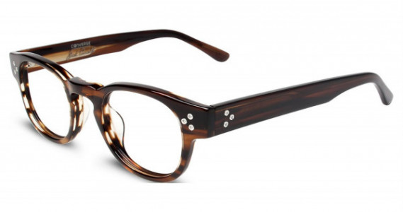Converse P002 UF Eyeglasses, Brown Horn