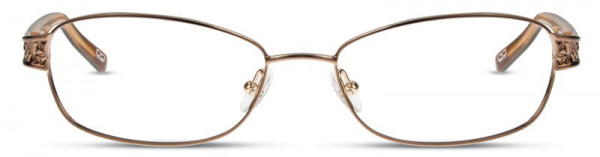 Cote D'Azur CDA-225 Eyeglasses, 1 - Cocoa / Gold