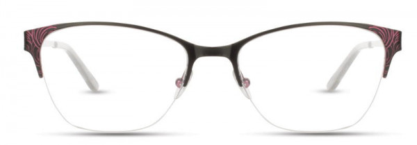 Cote D'Azur CDA-235 Eyeglasses, 3 - Black / Berry