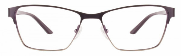Cote D'Azur CDA-248 Eyeglasses, 2 - Plum / Silver
