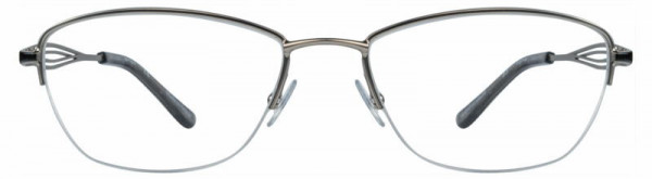 Cote D'Azur CDA-250 Eyeglasses, 3 - Silver / Jet