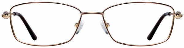 Cote D'Azur CDA-258 Eyeglasses, 1 - Brown / Gold