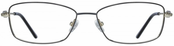 Cote D'Azur CDA-258 Eyeglasses, 2 - Black / Silver