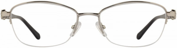 Cote D'Azur CDA-262 Eyeglasses, 1 - Silver / Black Pearl