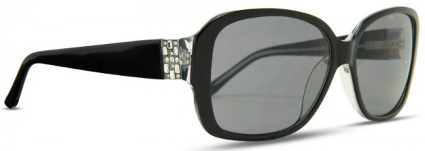 Adin Thomas AT-SUN-08 Sunglasses, 2 - Black / Crystal
