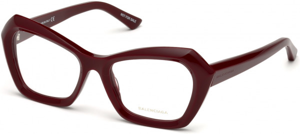 Balenciaga BA5079 Eyeglasses, 069 - Shiny Bordeaux