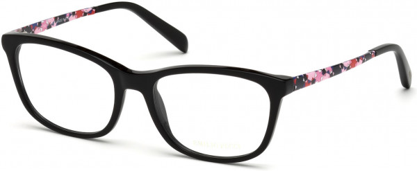Emilio Pucci EP5068 Eyeglasses, 001 - Shiny Black