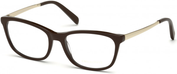 Emilio Pucci EP5068 Eyeglasses, 048 - Shiny Dark Brown