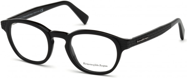 Ermenegildo Zegna EZ5108 Eyeglasses, 001 - Shiny Black