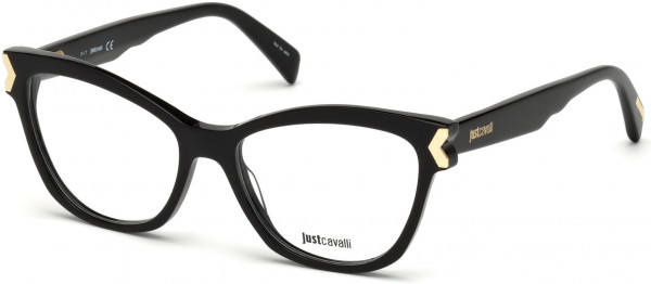 Just Cavalli JC0807 Eyeglasses, 001 - Shiny Black
