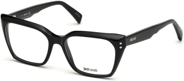 Just Cavalli JC0810 Eyeglasses, 001 - Shiny Black