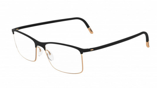 Silhouette Urban Fusion Full Rim 1581 Eyeglasses, 6050 Black / Gold