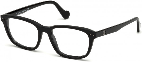 Moncler ML5015 Eyeglasses, 001 - Shiny Black