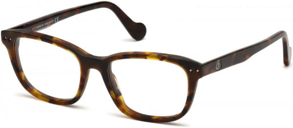 Moncler ML5015 Eyeglasses, 052 - Dark Havana