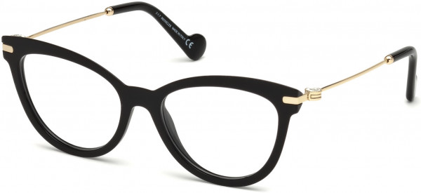 Moncler ML5018 Eyeglasses, 001 - Shiny Black