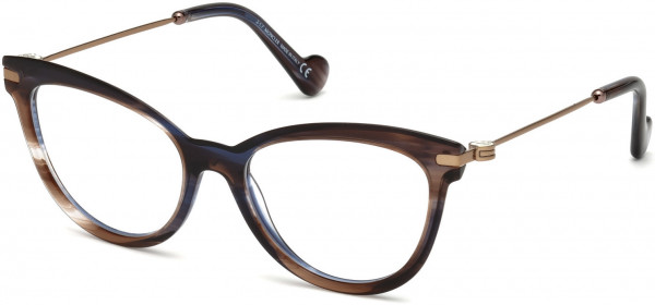 Moncler ML5018 Eyeglasses, 092 - Blue/other