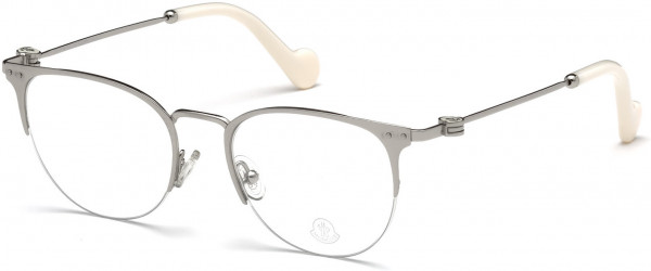 Moncler ML5024 Eyeglasses, 017 - Matte Palladium