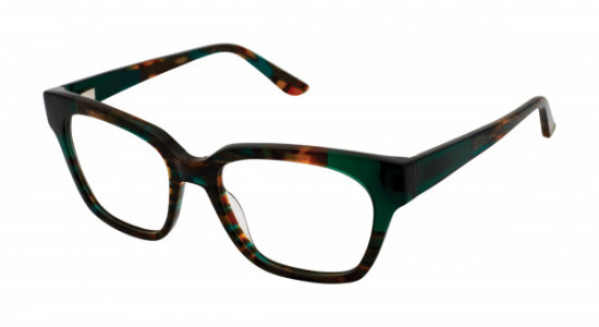 gx by Gwen Stefani GX039 Eyeglasses, Green/Brown (GRN)