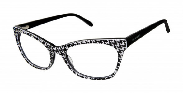 Lulu Guinness L915 Eyeglasses, Black/Grey (BLC)