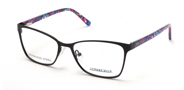 Skechers SE2138 Eyeglasses, 002 - Matte Black
