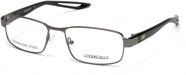 Skechers SE3224 Eyeglasses, 009 - Matte Gunmetal