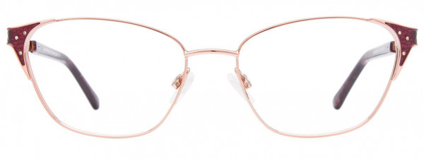 MDX S3335 Eyeglasses, 030 - Shiny Pink & Burgundy