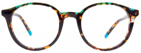 MDX S3333 Eyeglasses, 010 - Demi Amber & Turquoise