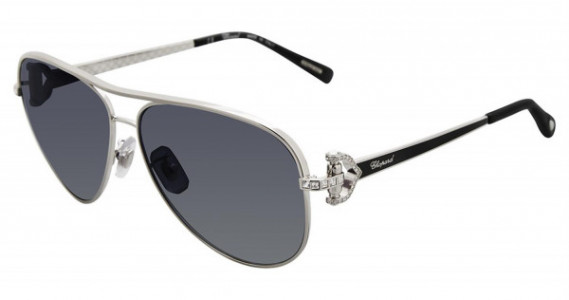 Chopard SCHC17S Sunglasses, Silver 583P