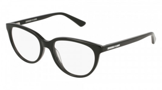 McQ MQ0115OP Eyeglasses, 001 - BLACK