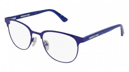 McQ MQ0119OP Eyeglasses, 004 - BLUE