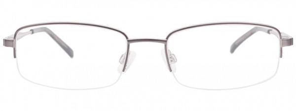 Takumi TK1081 Eyeglasses, 020 - Satin Grey & Shiny Steel