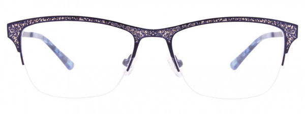 Takumi TK1065 Eyeglasses, 050 - Matt Navy & Silver