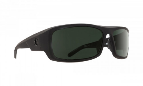 Spy Optic Admiral Sunglasses, Soft Matte Black / Happy Gray Green Polar