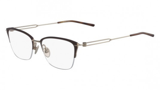Calvin Klein CK8065 Eyeglasses, (223) MATTE BROWN/GOLD