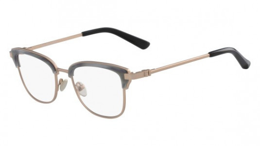 Calvin Klein CK8066 Eyeglasses, (047) GREY HORN/ROSE GOLD