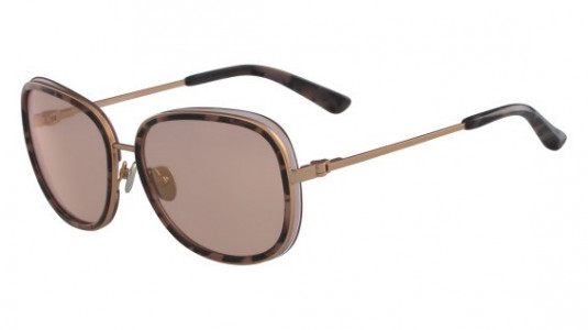Calvin Klein CK8575S Sunglasses, (643) ROSE TORTOISE/CRYSTAL ROSE
