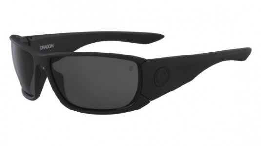 Dragon DR TOW IN POLAR Sunglasses, (004) MATTE BLACK WITH GREY POLARIZED LENS
