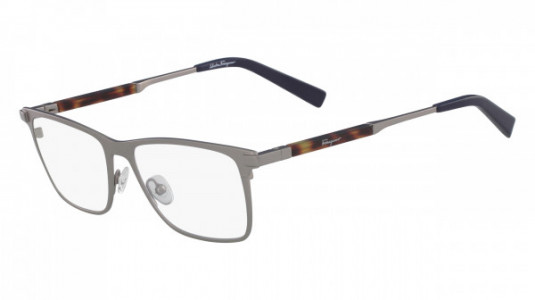 Ferragamo SF2165 Eyeglasses, (033) MATTE GUNMETAL