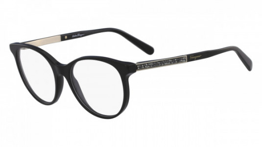Ferragamo SF2805R Eyeglasses, (001) BLACK