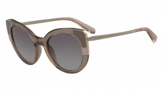 Ferragamo SF890S Sunglasses, (290) CRYSTAL NUDE
