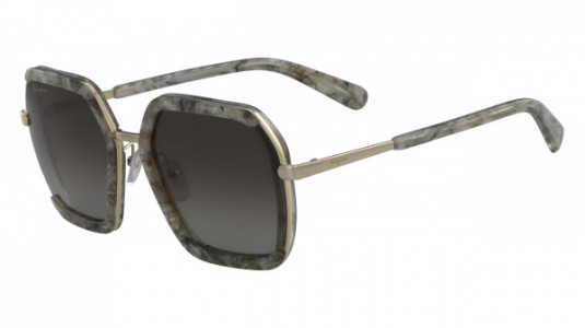 Ferragamo SF901S Sunglasses, (277) BROWN GREIGE STONE