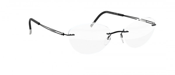Silhouette TNG 2018 fb Eyeglasses, 9040 Black Lightening