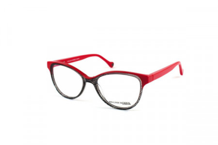 William Morris WM50024 Eyeglasses, RED/BLACK DOT (C1)