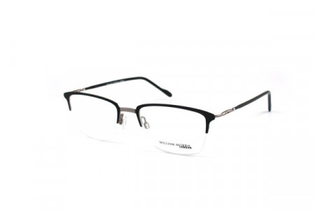 William Morris WM50010 Eyeglasses, BLACK/GUN (C3)