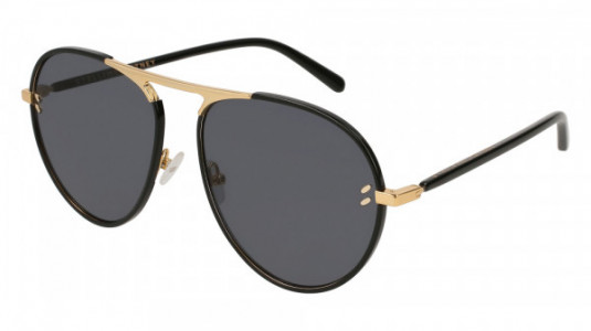 Stella McCartney SC0133S Sunglasses, 001 - BLACK with GREY lenses