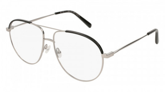 Stella McCartney SC0125O Eyeglasses, 003 - RUTHENIUM