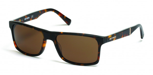 Harley-Davidson HD0918X Sunglasses, 52E - Dark Havana / Brown